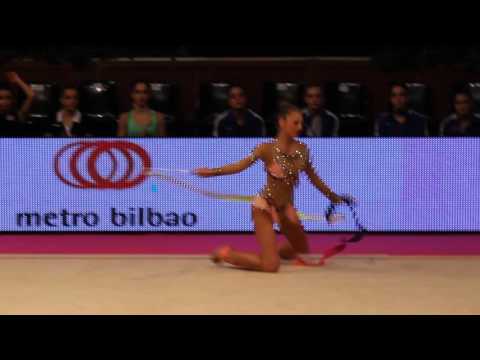Alexandra Soldatova Ribbon Euskalgym 2015