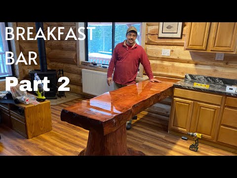DIY Building a wooden Breakfast Bar. Part 2