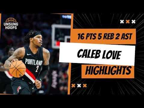 Caleb Love 16 PTS 3 3PM vs  Spurs | Portland Trail Blazers Highlights (01/03/26)