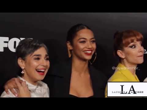 Najwa Nimri and the whole team