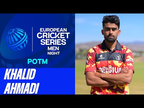 POTM Match 3: K.Ahmadi - 12ST vs ANT | Highlights | ECSN Belgium, 2025 | 29 Apr 2025 | ECSN25.035