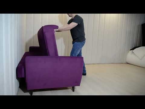 Прямой диван Марио (задняя спинка в спанбонд) в Заводоуковске - видео 6