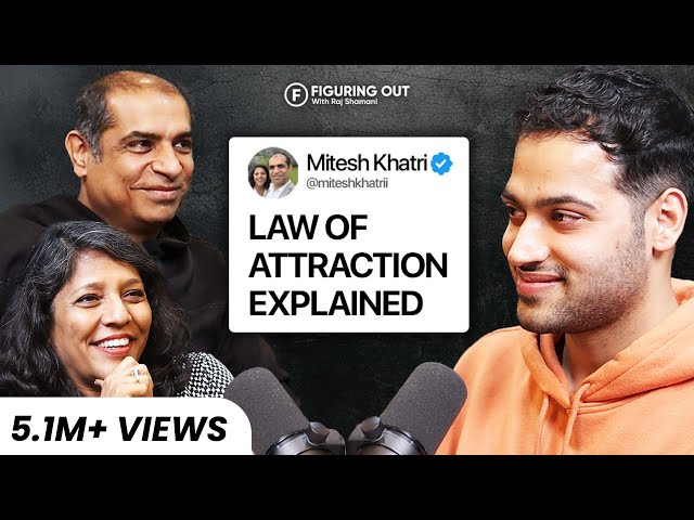 How To Attract Money, Love & Career? Manifest, Law Of Attraction - Mitesh & Indu | FO196 Raj Shamani SDDEFAULT Thumbnail