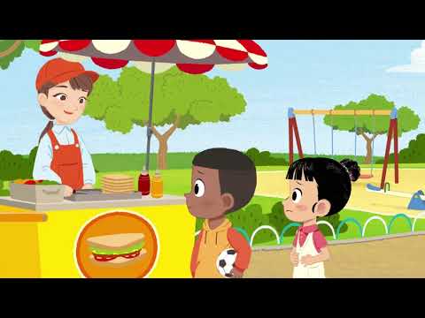 Little Hands 3 Unit 4 Chant - I'm hungry.