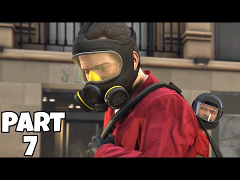 GTA 5 (Grand Theft Auto 5) PS5 Gameplay Walkthrough Part 7 - Jewelry Store Heist