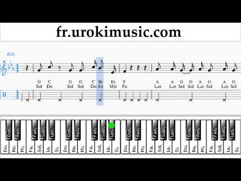 Cours de Piano (main droite) Camila Cabello - Real Friends Tuto Partitions um-i829