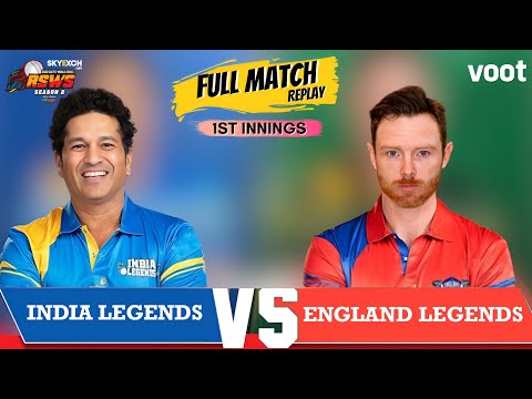 India Vs England | Full Match Replay | 1st Innings | Skyexch.net Road Safety World Series| Match 14