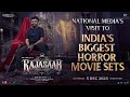 The RajaSaab Set Visit National Media Prabhas Maruthi TG Vishwa Prasad
