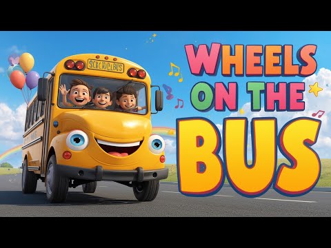 Wheels on the Bus Kids Song | Nursery Rhymes for Toddlers | KidMe Learnings