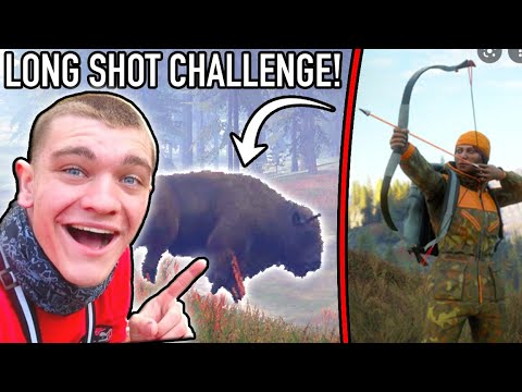 LONG SHOT BOW CHALLENGE! Hunter Call of the Wild Ep.38 - Kendall Gray