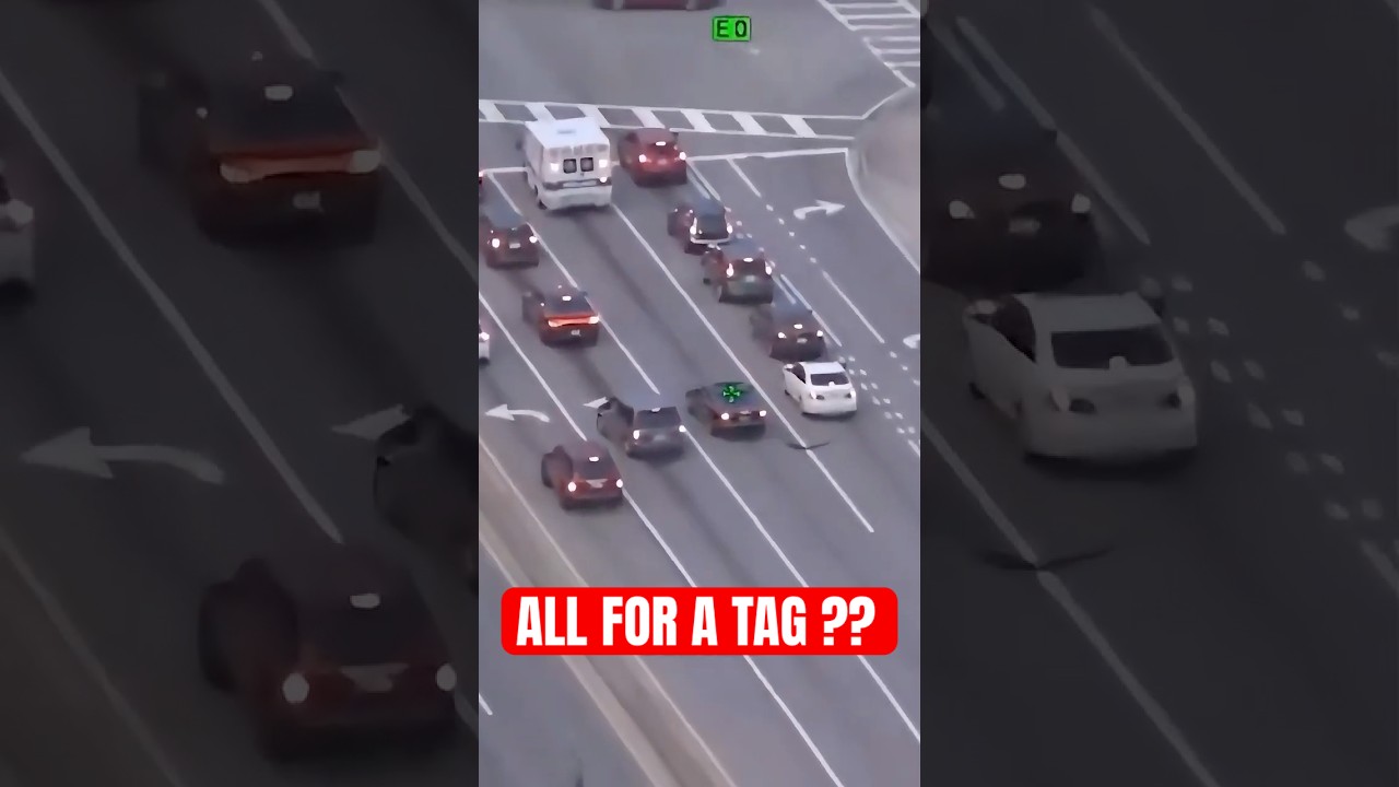 Cop Pulls Over Car and Chaos Erupts 😳 #police #chase #shorts