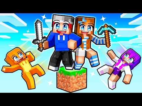 My EX GIRLFRIEND Meets My Crazy Fan Girls on One Block in Minecraft!