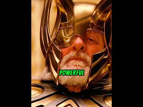 Why Odin Was the Most Powerful God in the MCU?😱 #odin #thor #loki #avengers #hulk #marvel #shorts