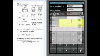 BigshotsGE:  Land Survey Computation using Android Phone or TabletPC