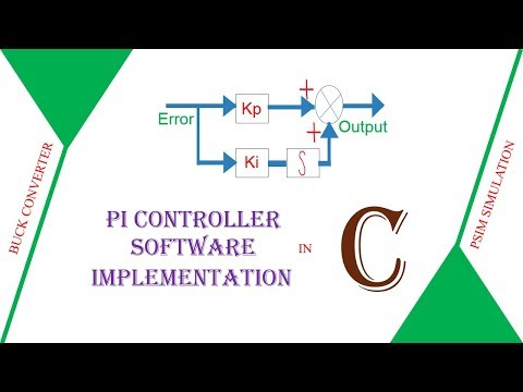 PI Controller Software implementation for any microcontroller using C