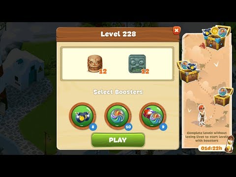 Lost Island: Blast Adventure - Level 228 (No Boosters) HD