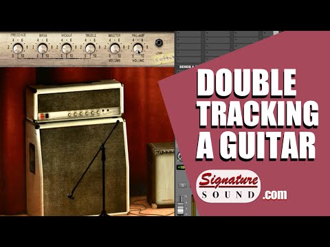 Double tracking a guitar