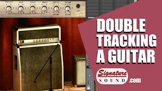 Double tracking a guitar
