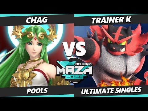 Delfino Maza 2023 - Chag (Pautena) Vs. Trainer K (Pokémon Trainer, Incineroar) Smash Ultimate - SSBU