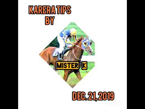 KARERA TIPS BY MISTER K - DECEMBER 21, 2019 (SLLP)