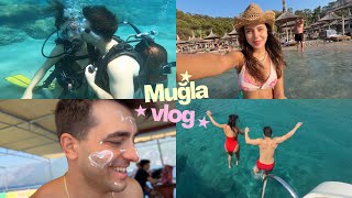 Muğla Vlog & Emre’nin doğum günü | dalış, tekne turu, supboard