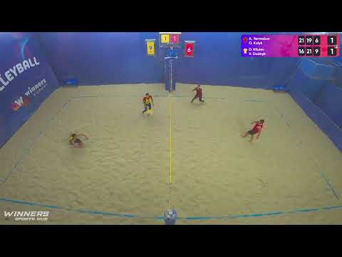 21:35 A. Yermakov / O. Kulyk - D. Kliuiev / V. Dudnyk 14.01.2023 | Winners Beach Volleyball