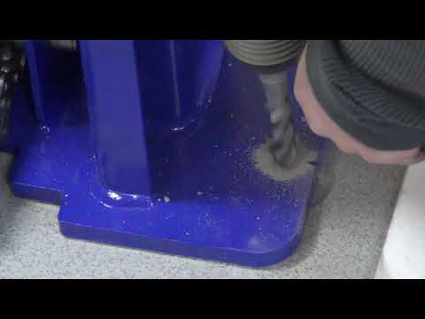 Aplus lift 10000 lb two post above ground lift installation part 1