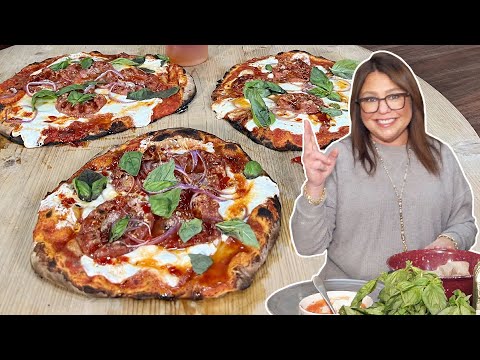 How to Make Thin and Crispy Pizza with Sopressata, Red Onion and Hot Honey | Rachael Ray