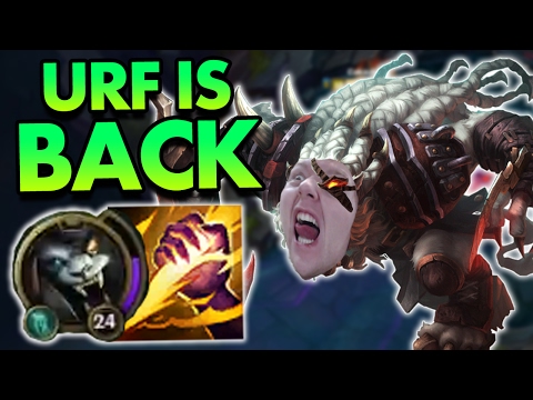 JUNGLING IN URF? RENGAR IS A TRUE MONSTER! (URF 2017) - League of Legends Commentary