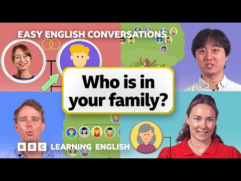 Who's in your family? Easy English Conversations 💬 Episode 15