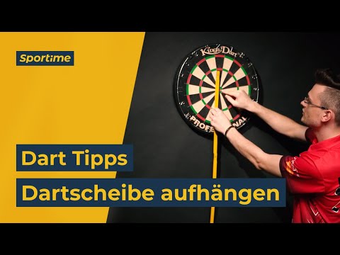 Dartboard richtig aufhängen