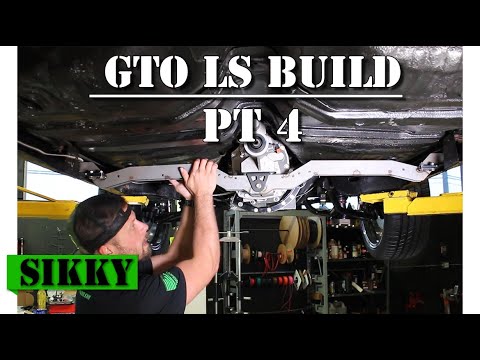 1969 Pontiac GTO LS Swap PT 4 | Engine & Transmission install!