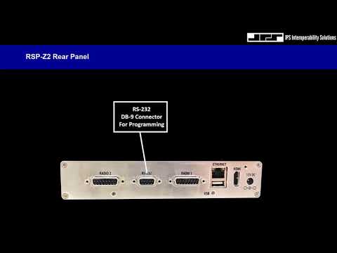 RSP-Z2 Rear Panel with RoIP, SIP, and RTP Backhaul