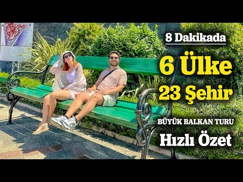 A Visa-Free Grand Balkan Tour Summary from Start to Finish in 8 Minutes