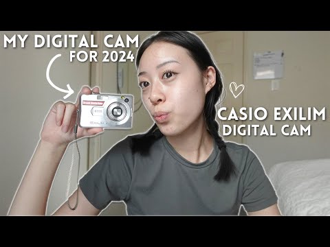 my first ever digital camera ♡ AFFORDABLE, casio exilim digital camera