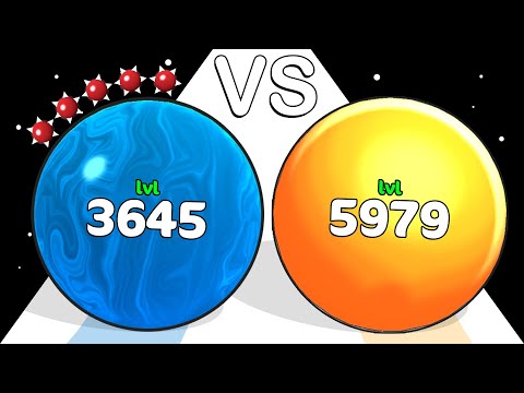 Puff Up VS Puff Up Runner: Level Up Balls (Satisfying ASMR Gameplay) No Ads!