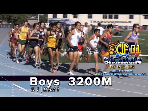 2021 TF - CIF-ss Prelims (D1) - 3200 Meters (Boys, Heat 1 of 2)