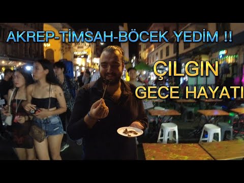 TAYLAND GECE HAYATI // Yok Böyle Ortam ⁉️ 😱  #tayland #bangkok #khaosanroad #29