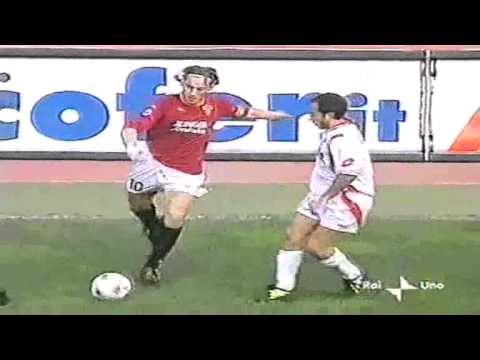 Serie A 2000-2001, day 14 Roma - Bari 1-1 (Mazzarelli, Totti)