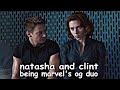 natasha and clint being marvel's og duo for almost four minutes