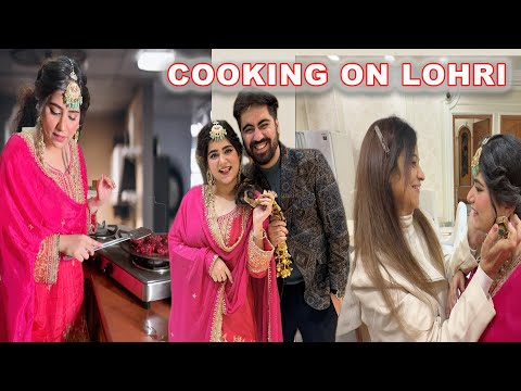 COOKING IN PUNJABI LOOK FOR LOHRI| NISHI ATHWANI