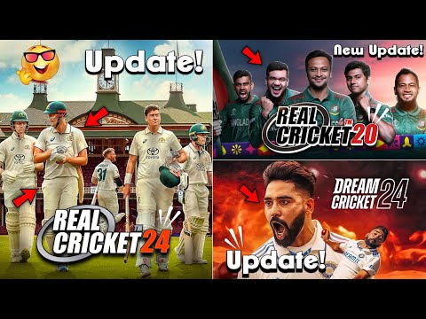 Real Cricket 24 1.5 Update PlayStore! Real Cricket 20 Update - Dream Cricket 24 & WCC3 Update!