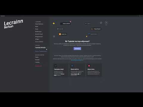 Discord Profesyonel En iyi Sunucu Oluşturmak ve İç Ayarları | Tüm sunucu detayları Rehber #5