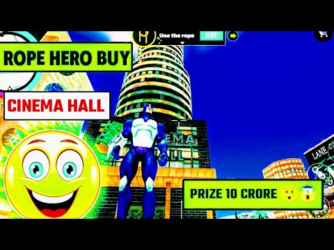 Rope Hero Buy A Cinema Hall 😲