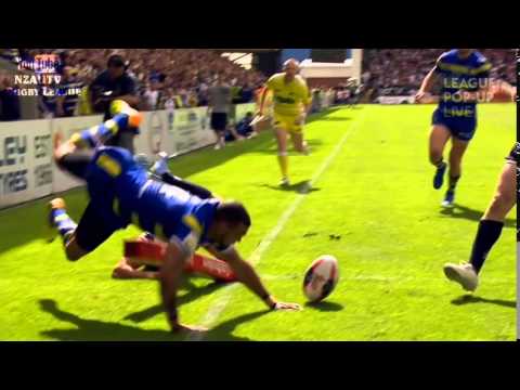 Kevin Penny Amazing Acrobatic TRY vs  Leigh Challenge Cup 2015