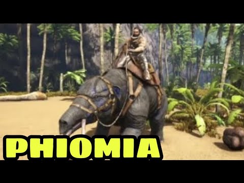 COMO DOMAR UMA PHIOMIA!!! (Ark Survival Evolved - Tutorial)