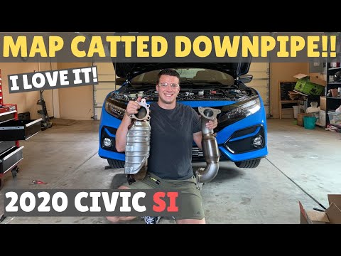 MAPerformance Downpipe INSTALL and FIRST IMPRESSIONS | 10th Gen Civic Si