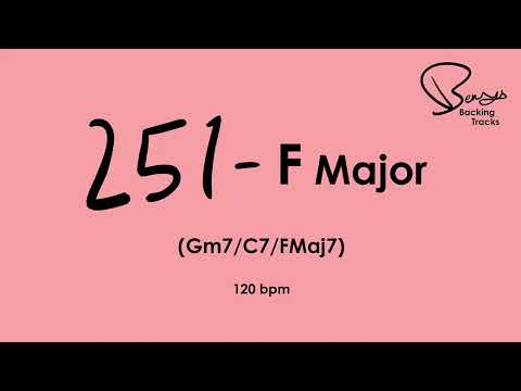 251 F Major Jazz Backing Track - 120 bpm
