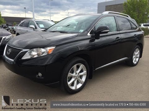 Pre Owned Black on Black 2010 Lexus RX 350 AWD Review - Grand Prairie, Canada