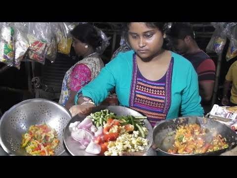 Making Egg Chicken Pasta | I am Sure The Taste Can Beat Any Costly Restaurant | Street Food India Video